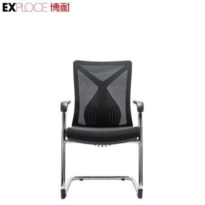 Unfolded Asia Market Task Visitor Upholstered Adjustable Office Stackable Sled Chair OEM