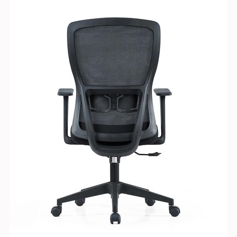 MID Back Injection Molded Foam Ergonomic Revolving Mesh Office Chair