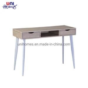 Uni-Homes Console Table Computer Desk with Two Drawers and One Storage for Living Room