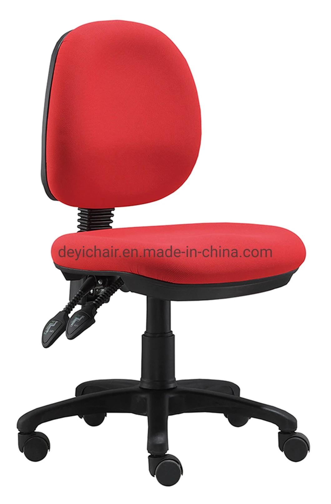 Two Lever Light-Duty Mechanism Nylon Caster Fabric Back&Seat Executive Computer Office Chair