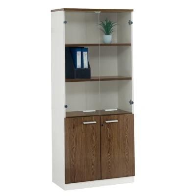 Glass Door Cupboard Large Office Furniture Bookcase Filing Cabinet
