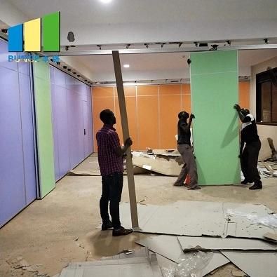 Commercial Office Room Modular Partitions Sound Proofing Sliding Folding Partition Wall Manufacturer