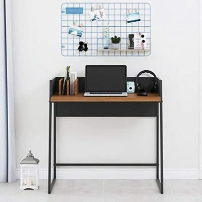 Simple American Home Office Desk with Storage and Built-in Charging Station 0332