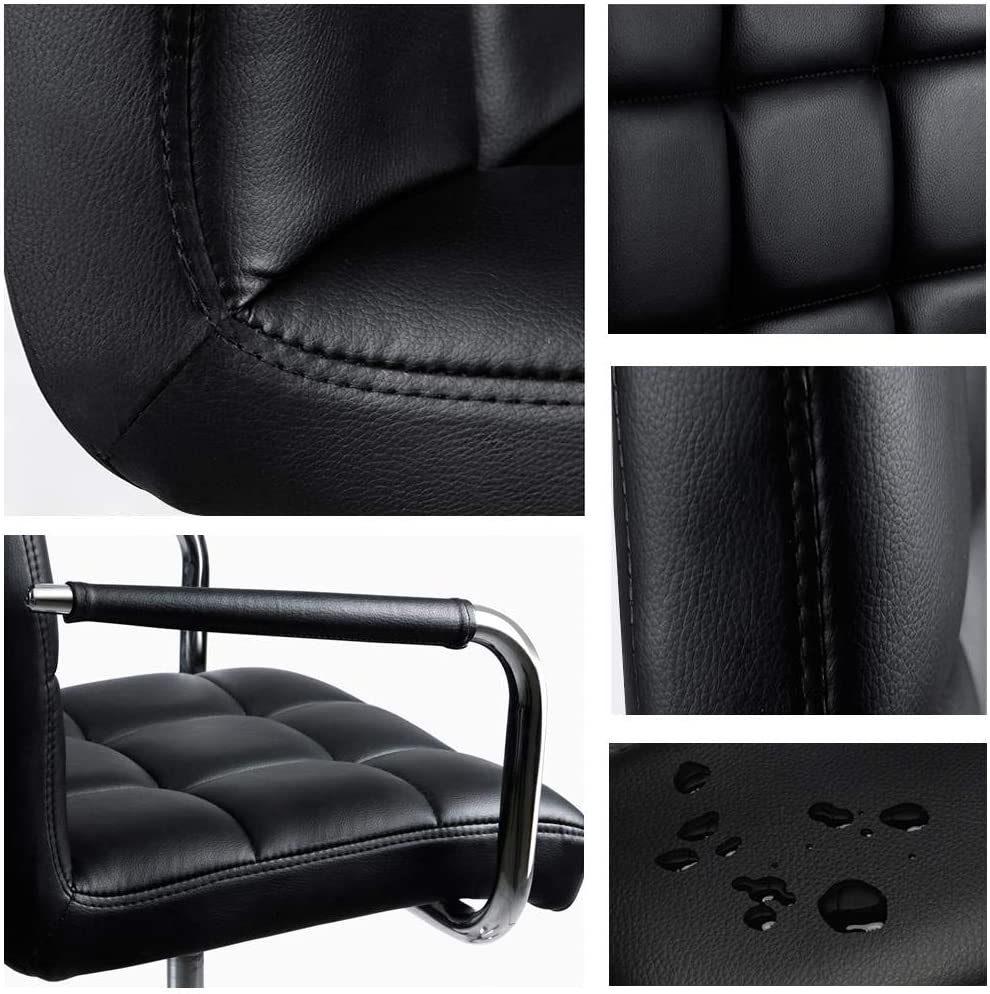 Li&Sung PU Leather Midback Executive 360 Swivel Office Chair