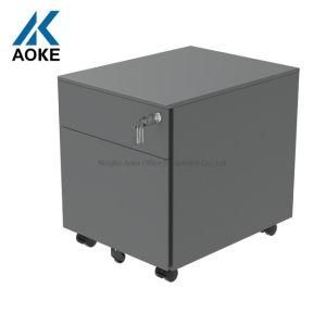 Aoke High Quality Office Furniture Colorful Metal 2 Drawer Mobile Pedestal