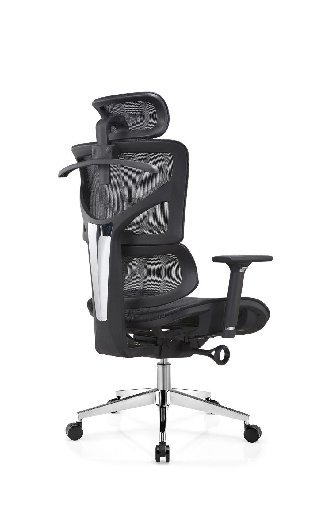 High Back Black Mesh Metal Frame Swivel Task Desk Staff Office Chair