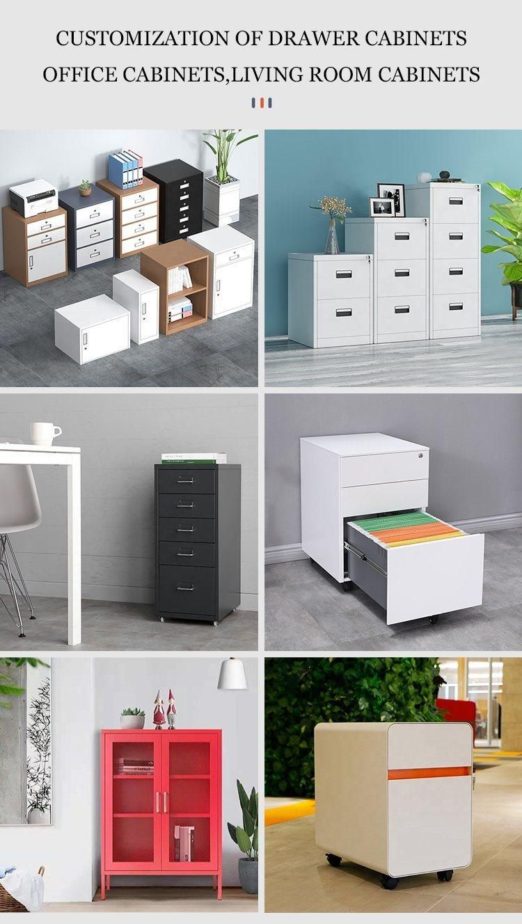 Office Furniture Steel 2 3 4 Drawer Vertical Metal Filing Cabinet