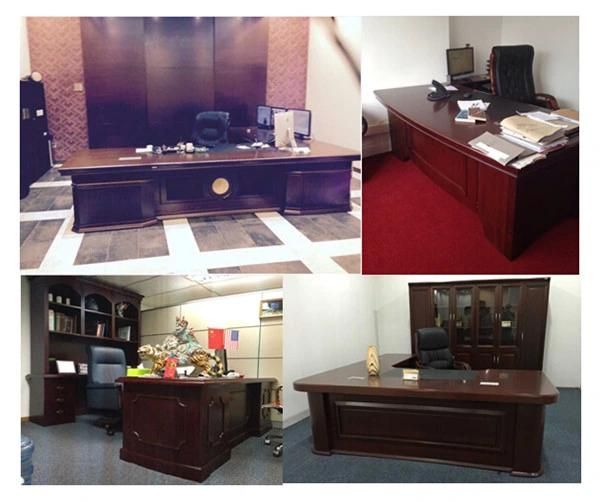 Wood Veneer Boss Office Executive Desk L Shape