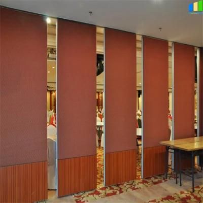 Restaurant Office Aluminum Frame Sliding Folding Retractable Soundproof Movable Partition
