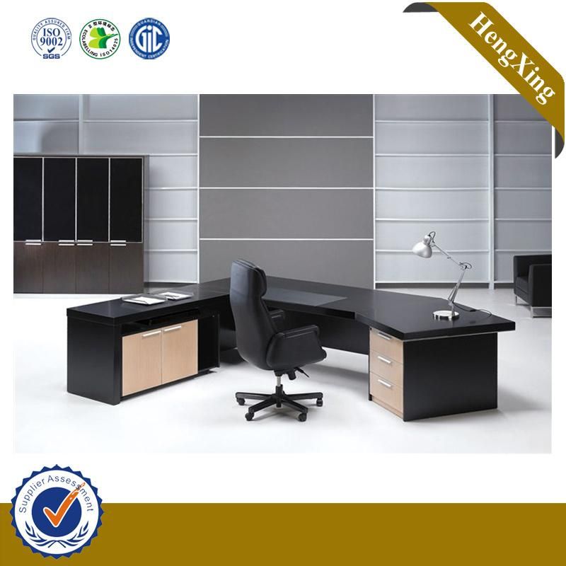 Wooden Melamine Fashion Design L Shape Office Desk Executive Table