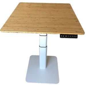 One Leg Electric Adjustable Height Tea Coffee Desk Bar Table Frame