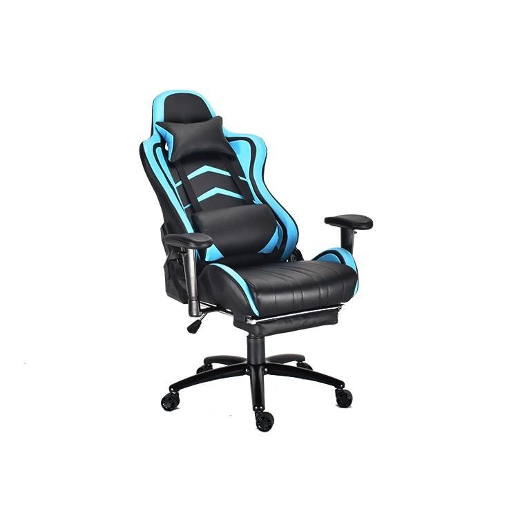 High Back Ergonomic Rotating PC Computer Game Gaming Chair with Footrest