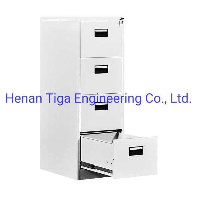 China Manufacturer 4 Door Colorful Filing Storage Metal Office Furniture Bookcase Steel Cabinet