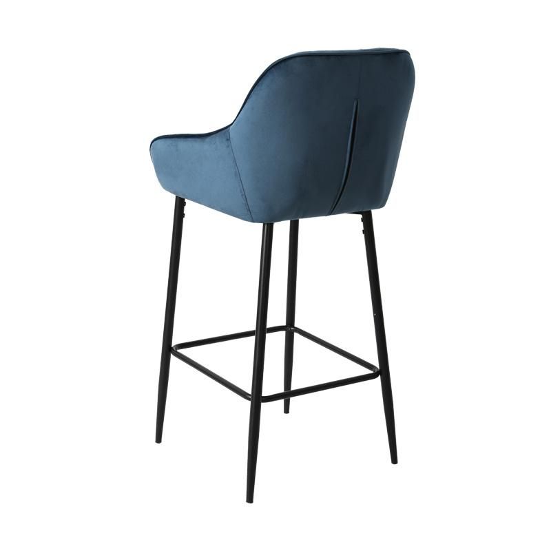 Modern Design Bar Furniture Metal Steel Base Back with Push-in Design Bar Chair