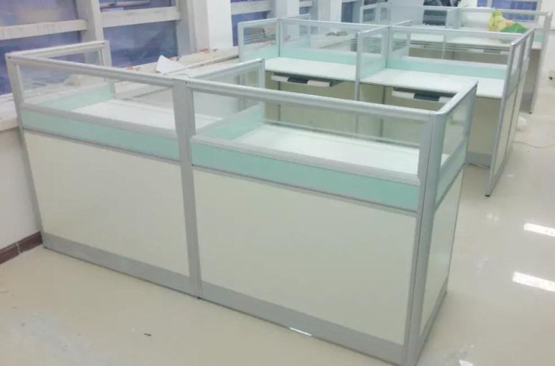 Office Used Furniture Modular Partition Cubicles 2-4 Person Office Workstations