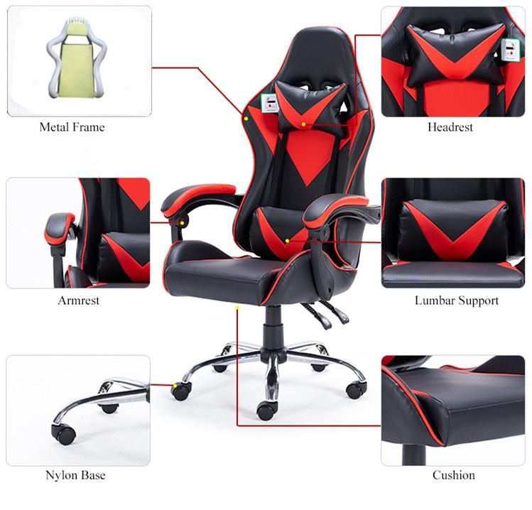 Comfortable Office Swivel Computer Gamer Chair with Armrest