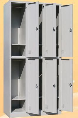 6-Door 4 Layers Metal Office Storage Wardrobe Lockers/Cabinet/Steel Furniture