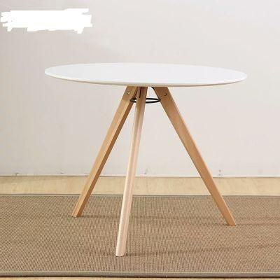 White MDF Dining Tables Cheap Centre Dining Tabels for Sale