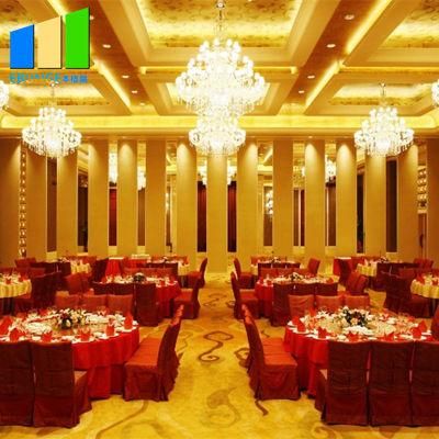 Sliding Door in Banquet Hall Wood Room Divider Screen Movable Partition Wall for Banquet Hall