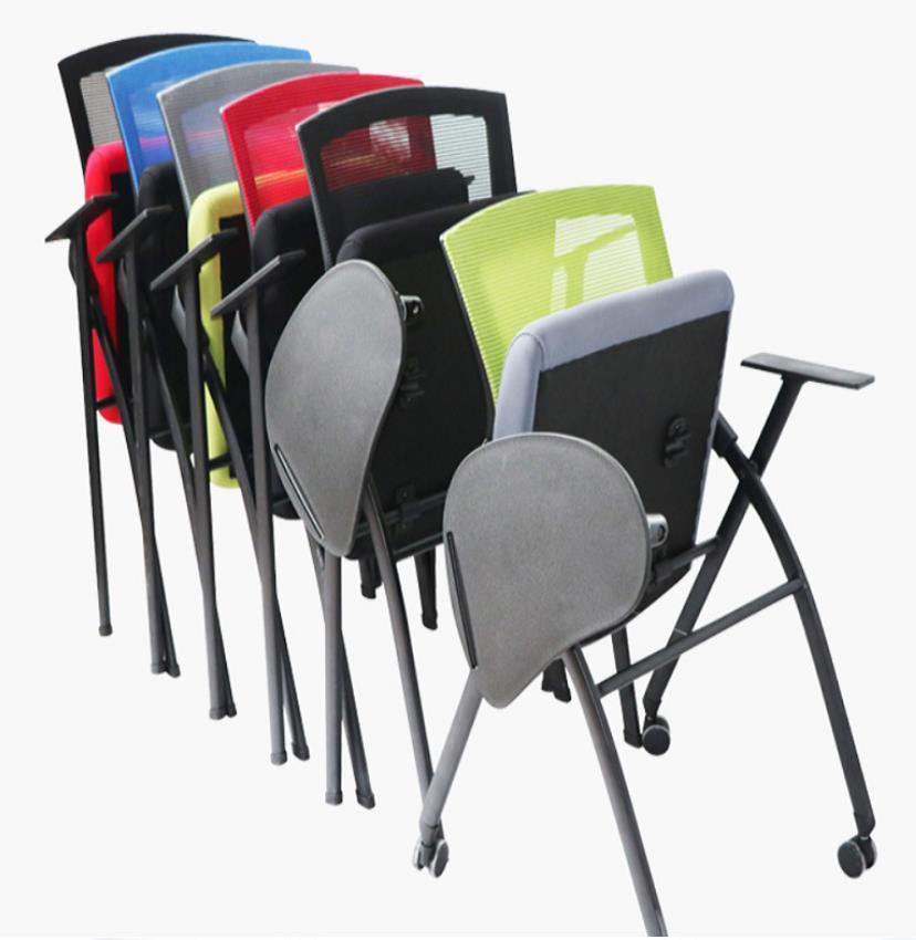 Folding Office Staff Meeting Stackable Training Waiting Chairs for Room