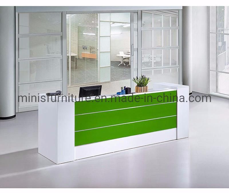 (M-RD612) Shop Lacquer Counter Table Modern Office Furniture Front Reception Desk