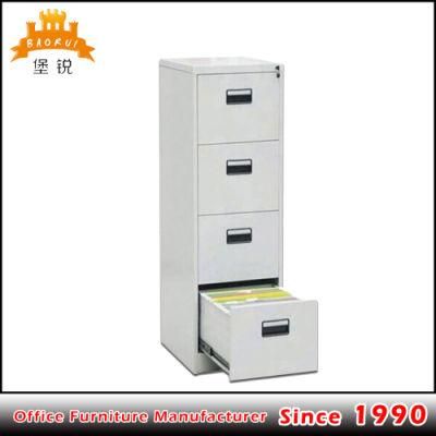 Steel Office Furniture 4 Drawer Vertical Filing Storage Cabinet