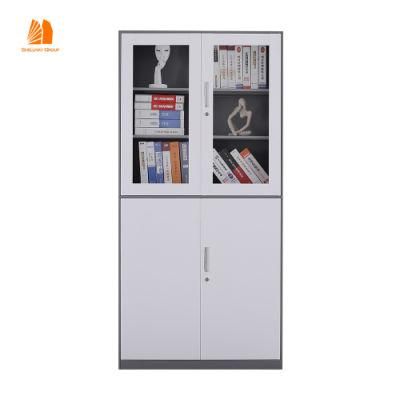 Office Use Metal Filing Cabinets with Glass Door