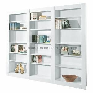 Modern Wooden UV High Gloss White Bookcase Unit (7905102)