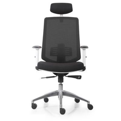 High Back Black Fabric Mesh Office Chair with PP Armrest