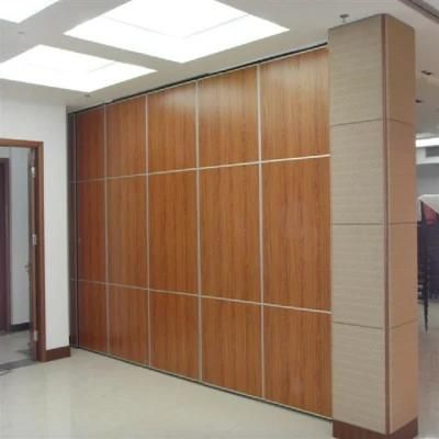 Custom Finished Moving Movable Wall Partition Door with Roller and Track