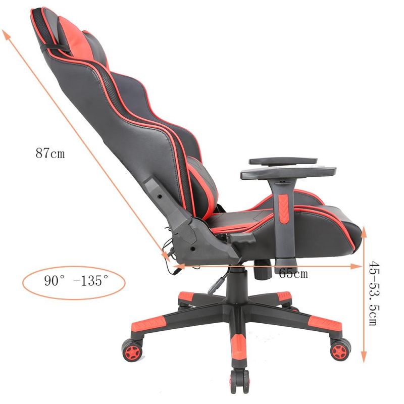 Lisung 10162 Ergonomic Swivel PU Racing Computer Gaming Chair