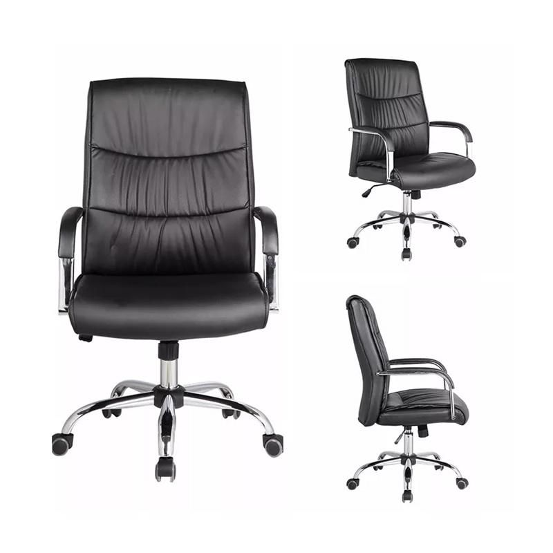 MID Back Swivel Lift Office Chair with High Quality PU Leather Customzation