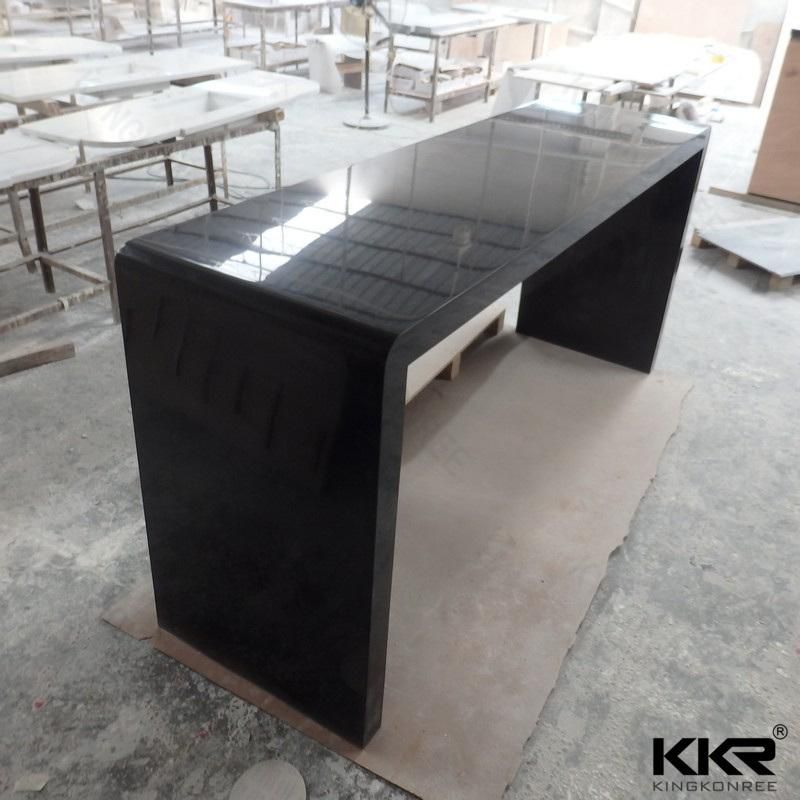 Modern Custom Made Cash Counter Solid Surface Office Reception Desk