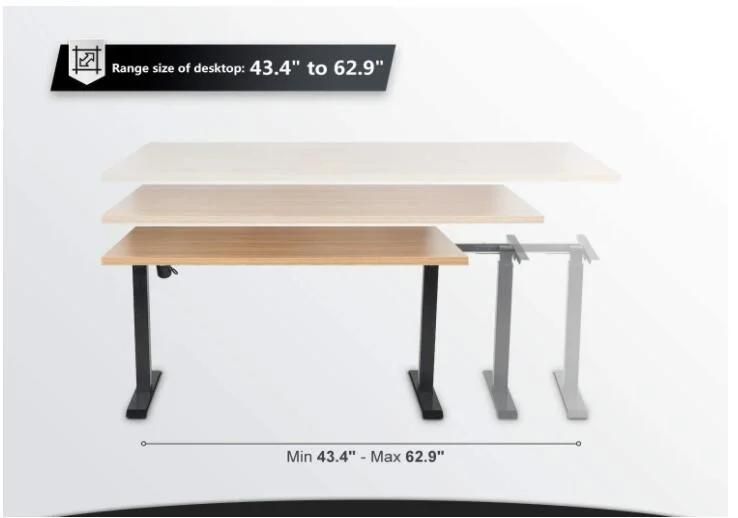 Height Adjustable Standing Desk Frame, Electric Stand up Desk Frame