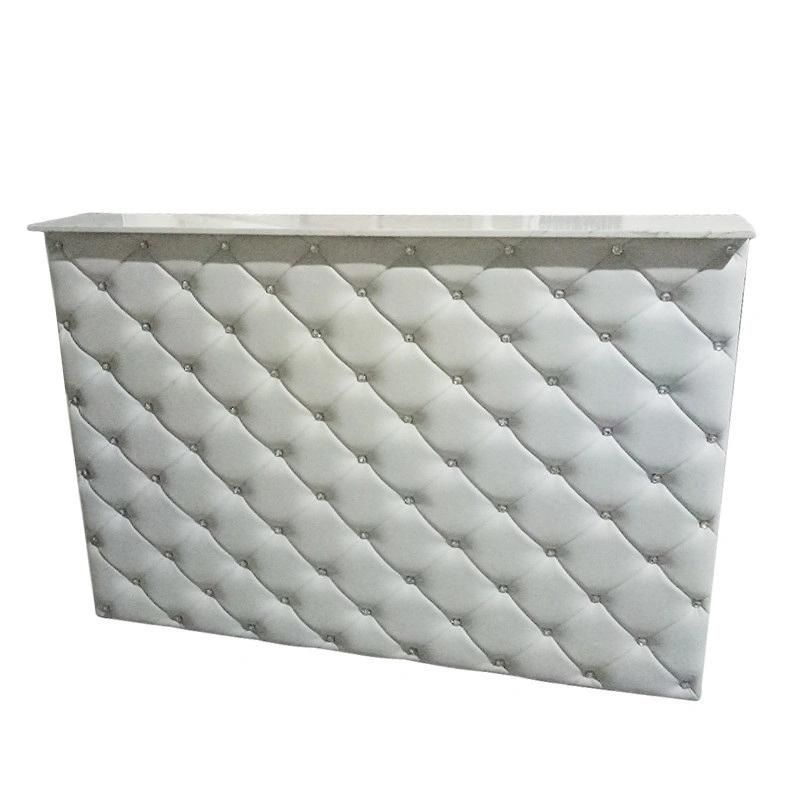 Hl-029 2021 Top Quality Mix Color Salon Reception Table Consult Table for Sale Cashier Desk Check-out Counter Checkstand