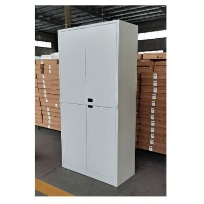 Fas-008 Office Furniture Supplier 2 Door Steel File Cabinet Metal Storage Cabinet Cupboard with Locking Bar