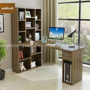 Computer Desk Made of Panel Wood with Drawers