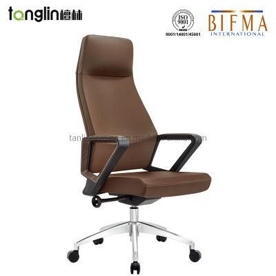 High Quality Luxury High Back Boss Modern Design Black Executive PU Leather Chair
