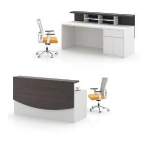 Office Counter Table Design Wooden Reception Desk