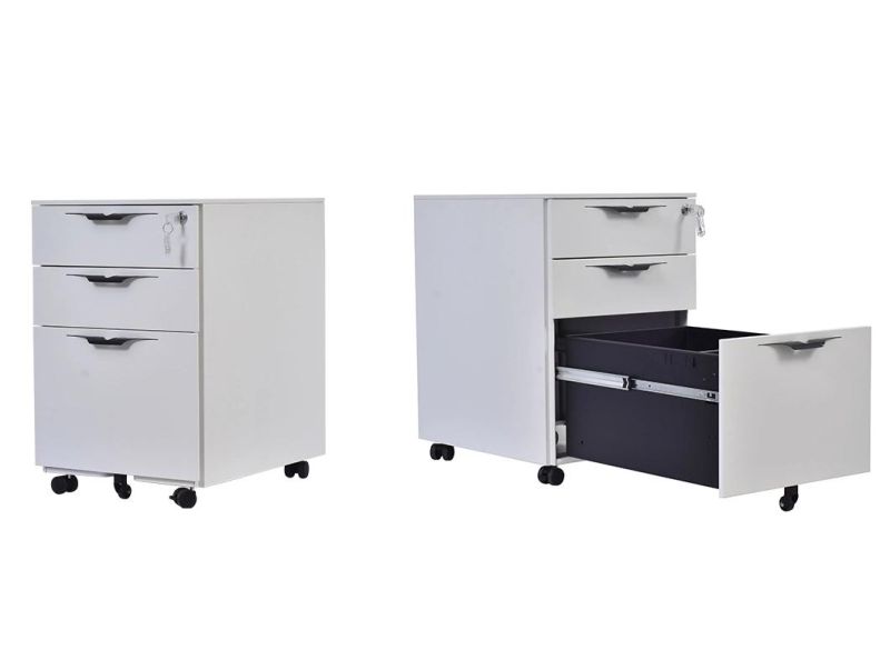 Commercial Using Cabinet Under Table 3 Drawer Mobile Pedestal