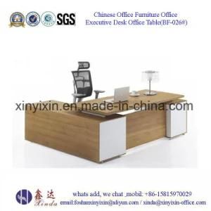 L-Shape Office Table Melamine Office Executive Desk (BF-026#)