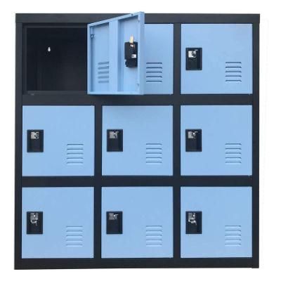 Gdlt 9 Door Metal Lockers Storage Employees Cabinet Gym Locker