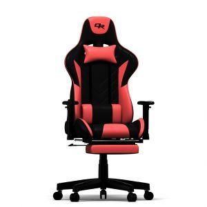 Oneray Detachable Steel Base Convenient Transportation Gaming Chair with Footrest