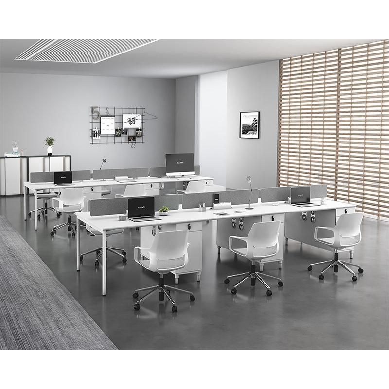 High Quality Modern Office Deak Furniture 6 Person Office Workstations