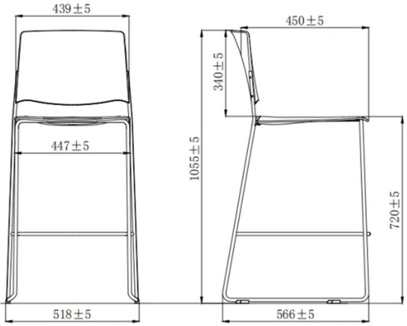 ABS Study Training Computer Office Staff Conference Mesh Seat