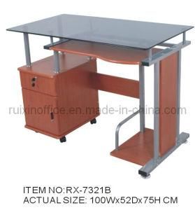 Hot Office Furniture Computer Table with Cabinet (RX-7321B)