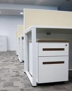 Office Use 3 Drawer Under Table Filing Metal Storage Mobile Pedestal Cabinet