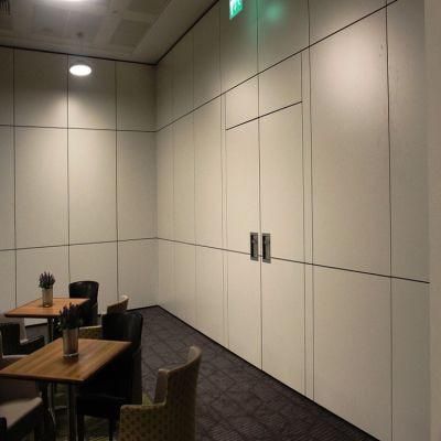 Hotel Movable Sliding Soundproof Laminated Wooden Folding Partition Door