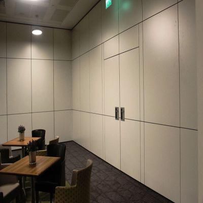 Hotel Movable Sliding Soundproof Laminated Wooden Folding Partition Door