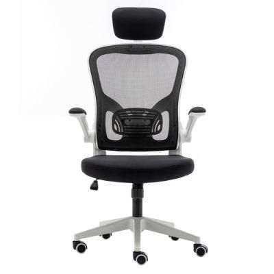 Factory Sales Luxury High Back White Swivel Ergonomics Executive Full Mesh Office Chairs Rolling Gaming Chair for Staff